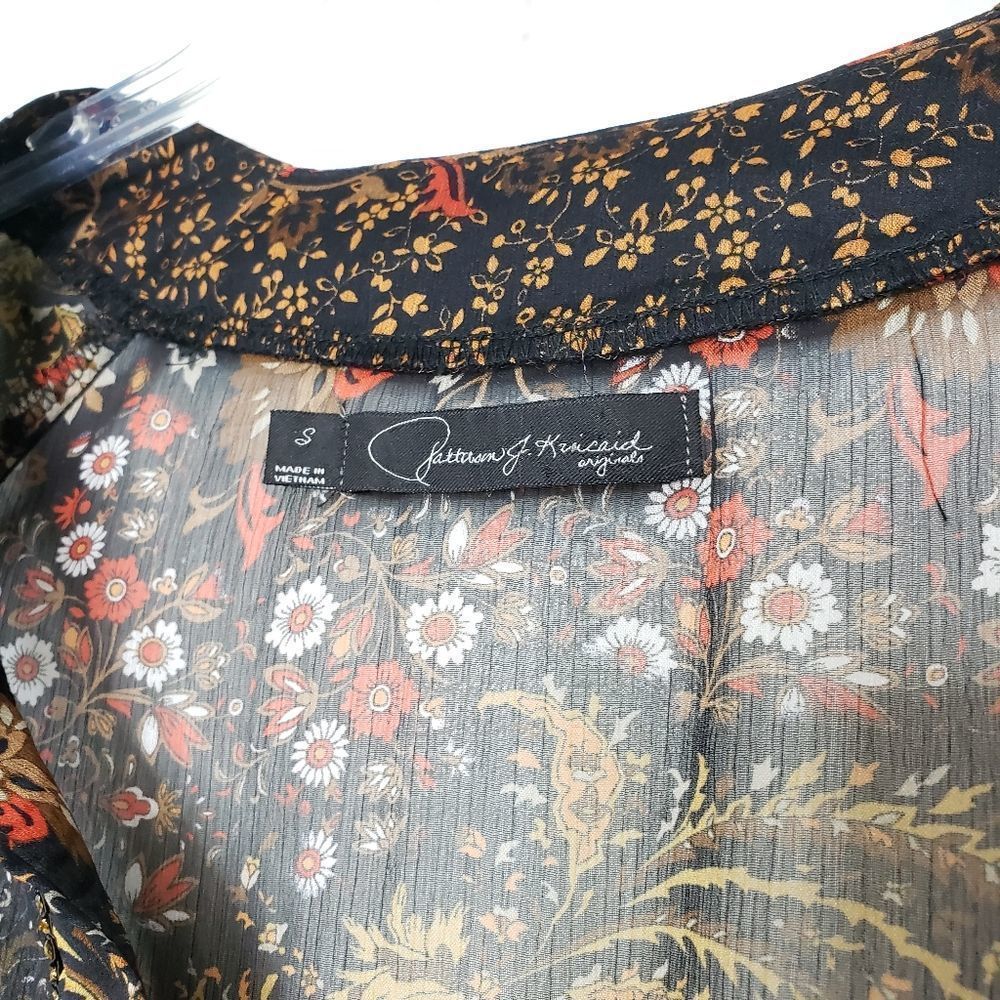 Patterson J. Kincaid Sheer Dress Size S - Picture 10 of 11